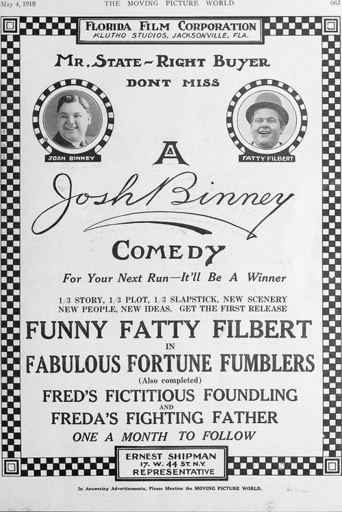 Fred's Fictitious Foundling (1918) poster