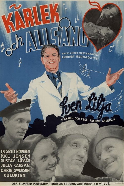 Kärlek och allsång (1944) poster