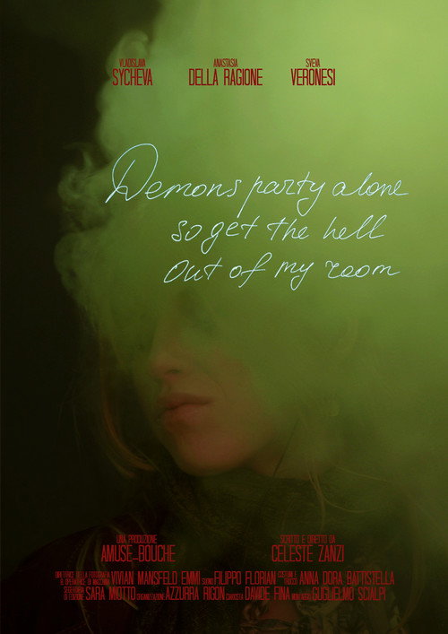 Demons party alone so get the hell out of my room (2025) poster