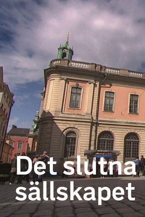 Det slutna sällskapet (2018) poster