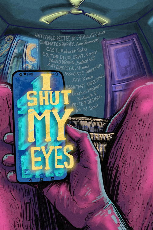 I shut my eyes (2024) poster