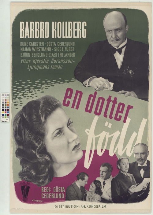En dotter född (1944) poster
