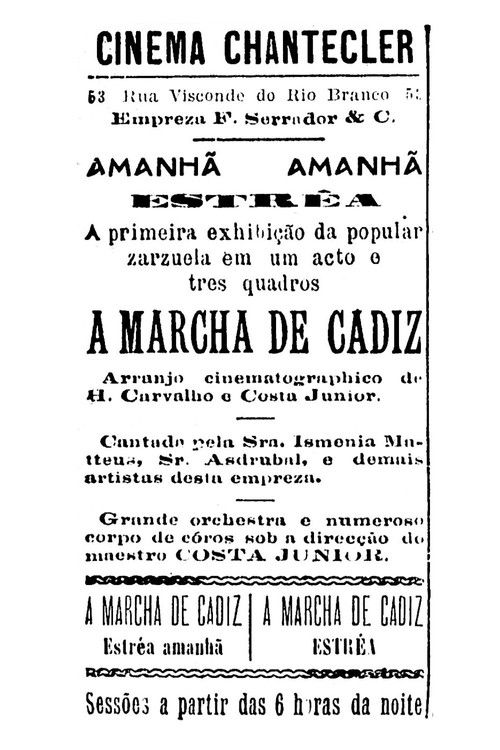 A Marcha do Cadiz (1910) poster