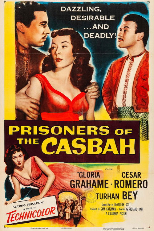Prisoners of the Casbah (1953) poster