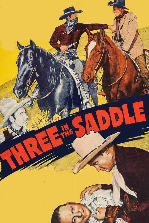 Three in the Saddle (1945) poster