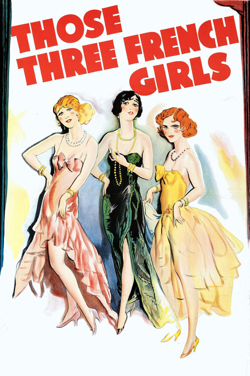 Those Three French Girls (1930) poster