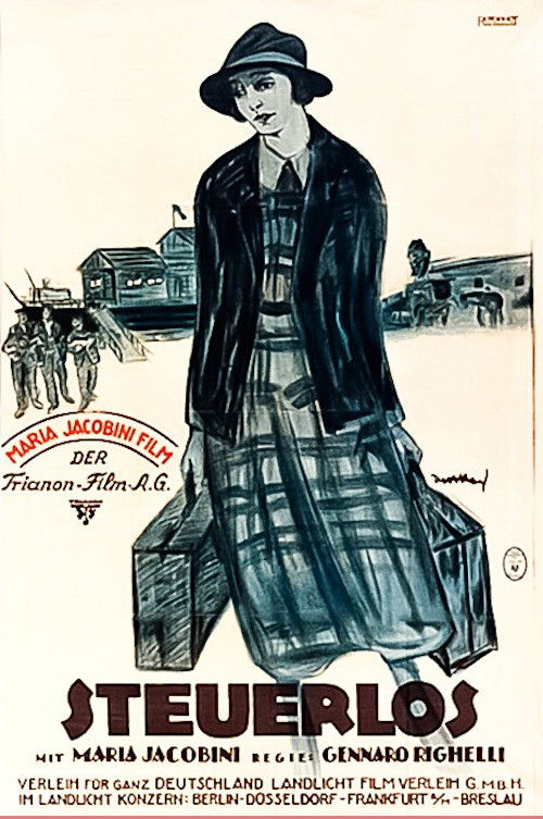 Steuerlos (1924) poster