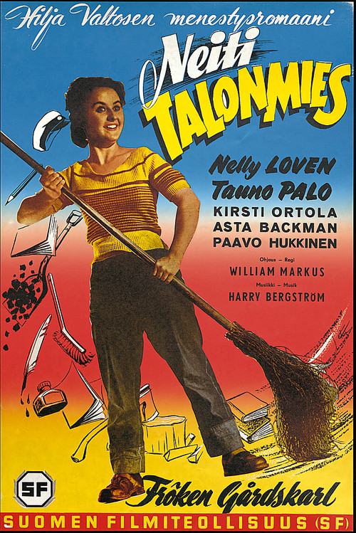 Neiti talonmies (1955) poster