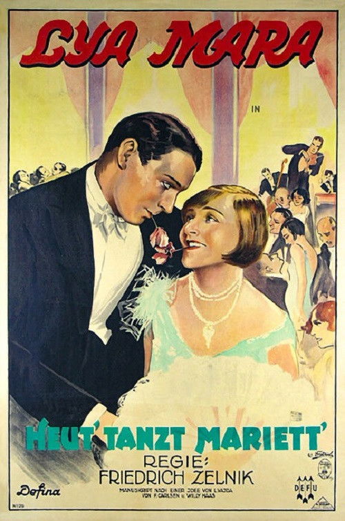 Heut tanzt Mariett (1928) poster
