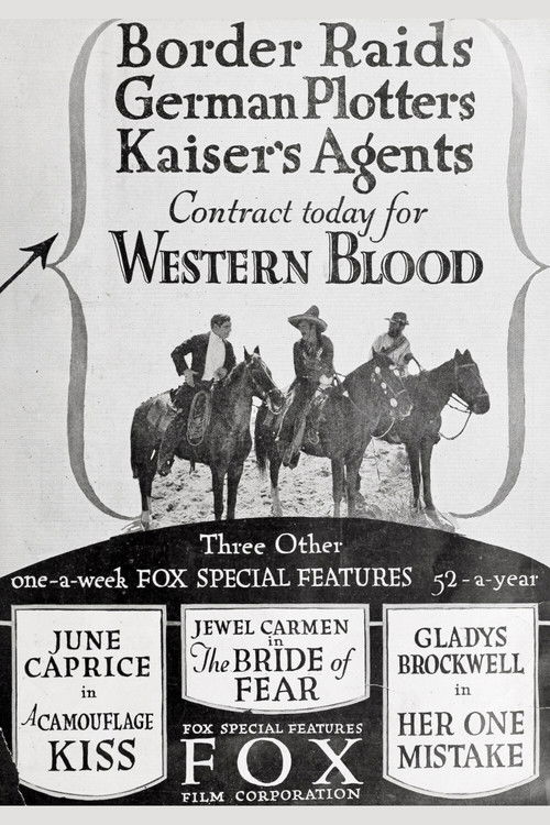 Western Blood (1918) poster