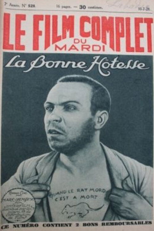 La bonne hôtesse (1928) poster