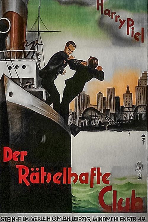Der rätselhafte Klub (1920) poster