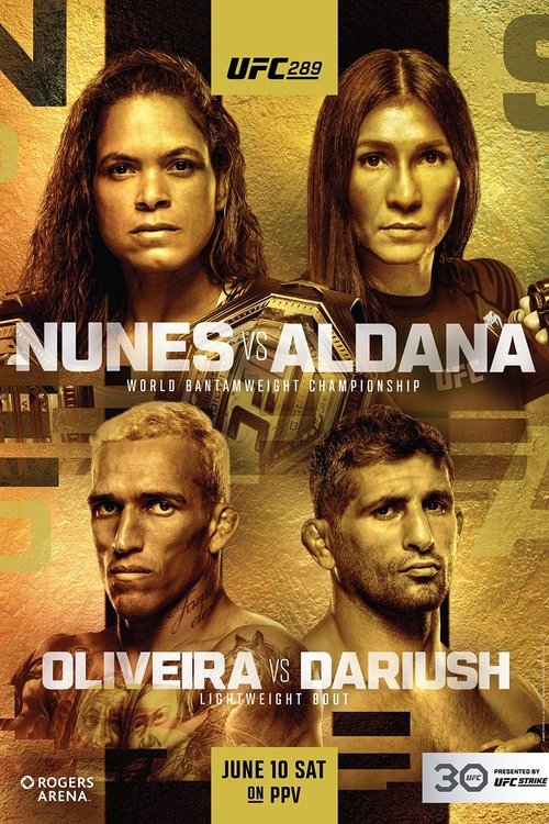UFC 289: Nunes vs. Aldana (2023) poster