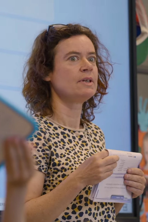 Zijwaarts de klas in (2023) poster