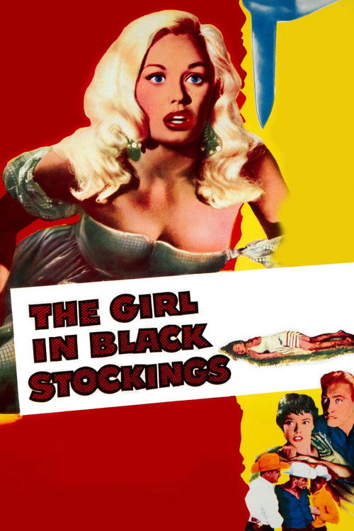 The Girl in Black Stockings (1957) poster