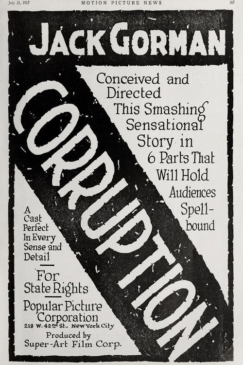 Corruption (1917) poster