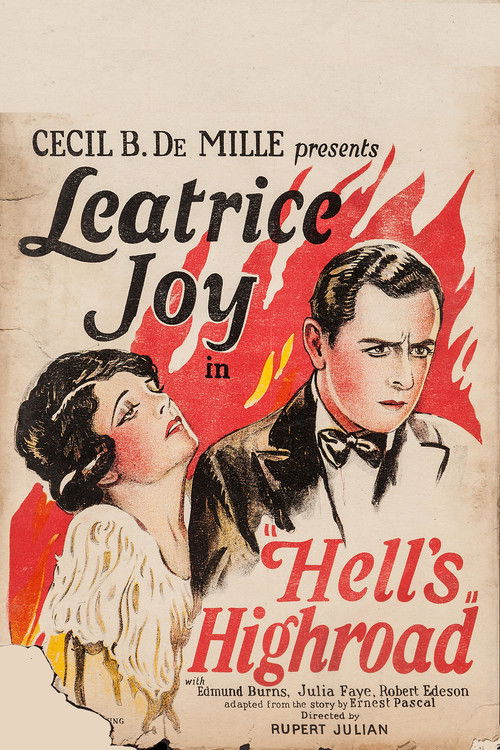 Hell's Highroad (1925) poster