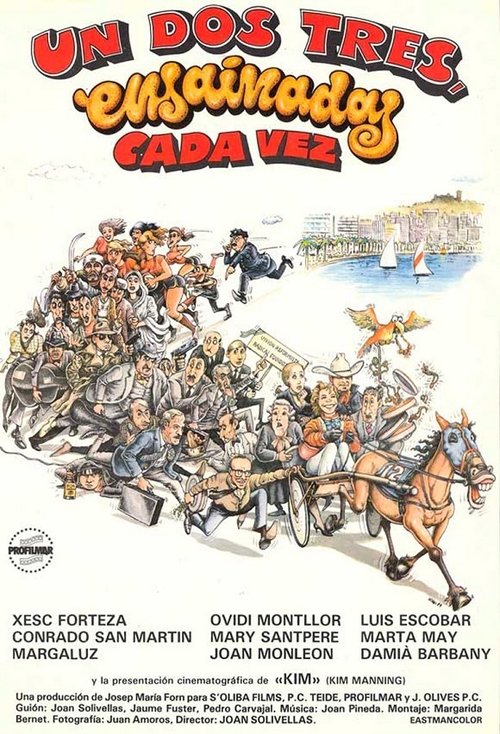 Un, dos, tres... ensaïmades i res més (1985) poster