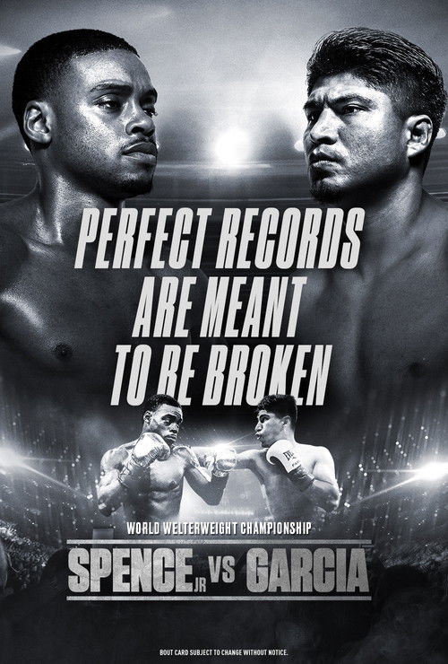 Errol Spence Jr. vs. Mikey Garcia (2019) poster
