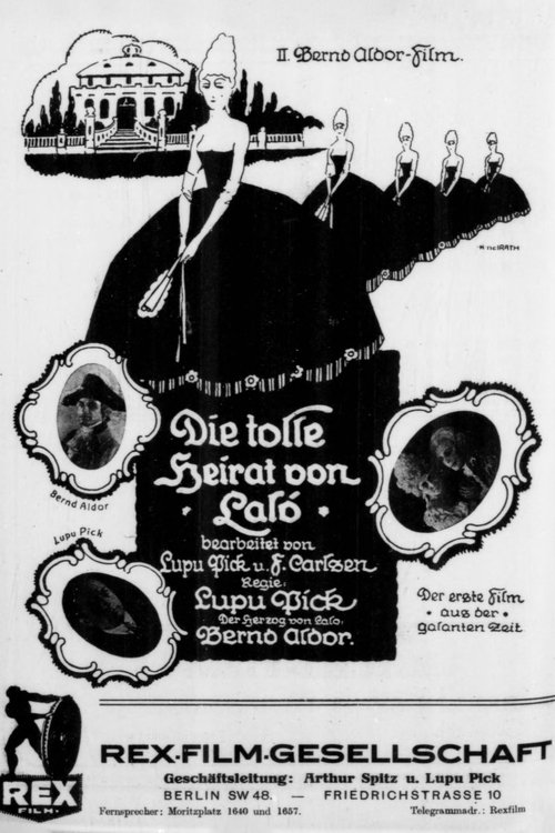 Die tolle Heirat von Laló (1918) poster