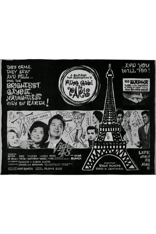 Pitong Gabi sa Paris (1961) poster