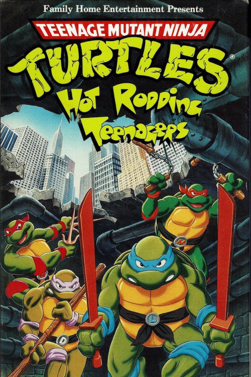 Teenage Mutant Ninja Turtles: Hot Rodding Teenagers (1988) poster