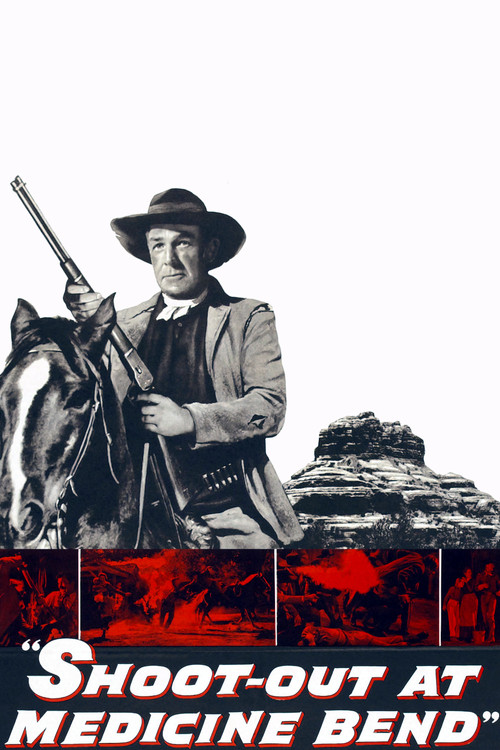 Shoot-Out At Medicine Bend (1957) poster