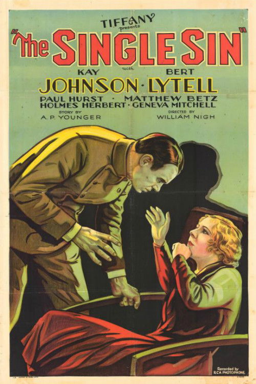 The Single Sin (1931) poster