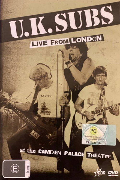 U.K. Subs - Live From London At The Camden Palace Theatre (1985) poster