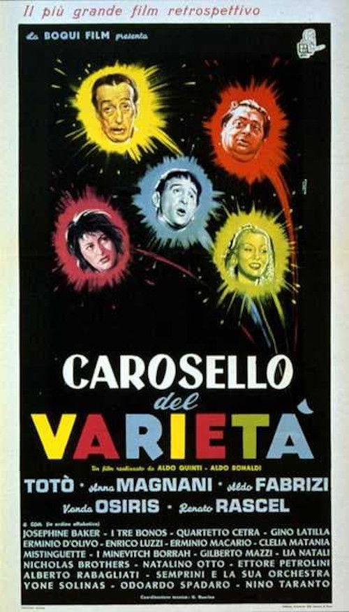 Variety carousel (1955) poster