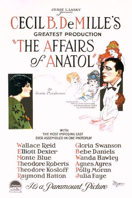The Affairs of Anatol (1921) poster