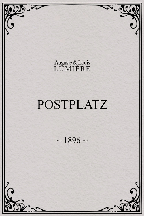 Postplatz (1896) poster