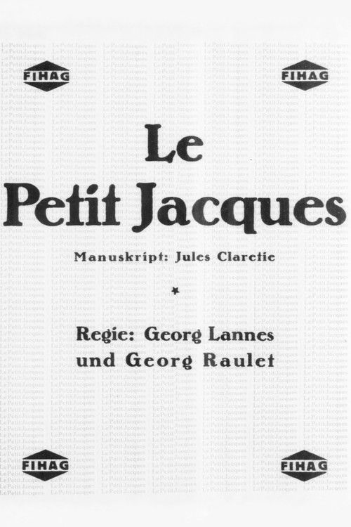 Le petit Jacques (1924) poster