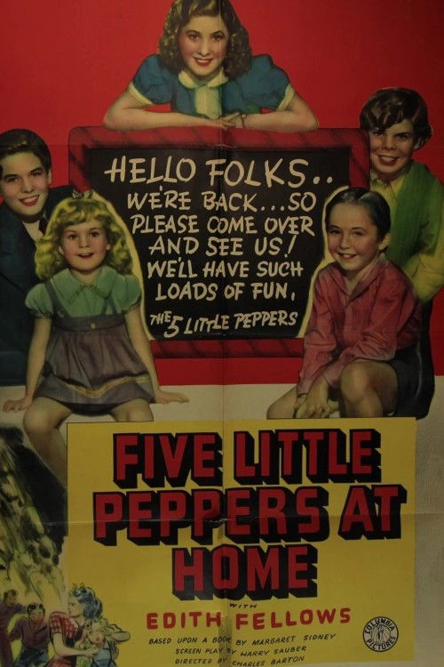 Five Little Peppers at Home (1940) poster