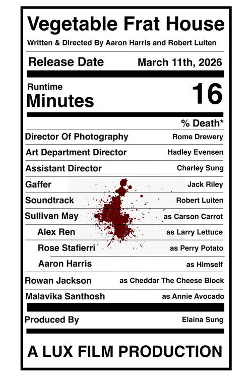 Vegetable Frat House (2026) poster