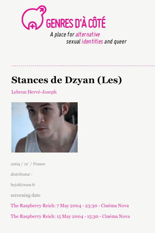 Stanzas of Dzyan (2004) poster