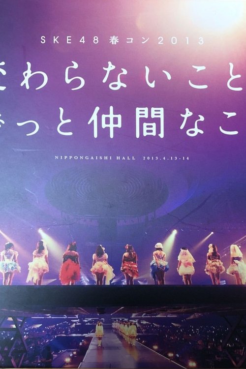 SKE48 Spring Concert 2013 (2013) poster