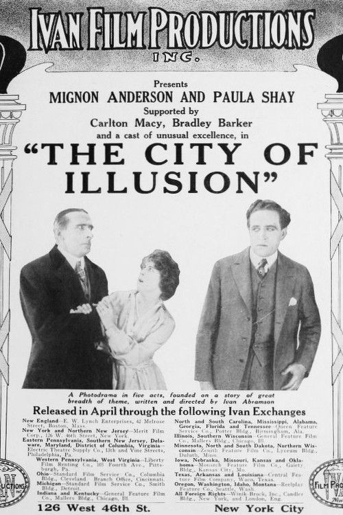 The City of Illusion (1916) poster