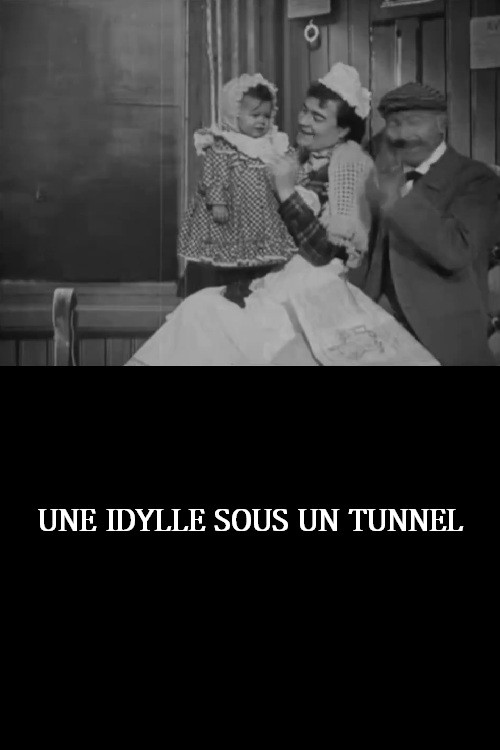 Une idylle sous un tunnel (1901) poster