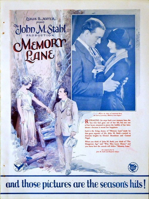 Memory Lane (1926) poster