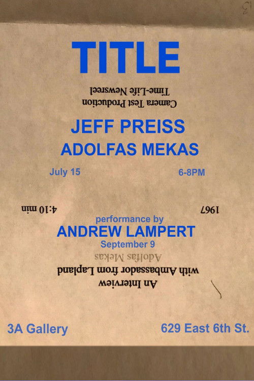 An Interview with the Ambassador from Lapland (1967) poster