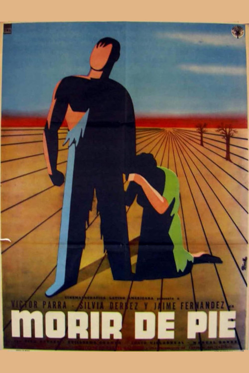 Morir de pie (1957) poster