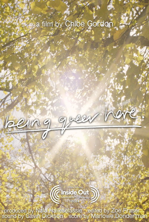 being queer here (2024) poster
