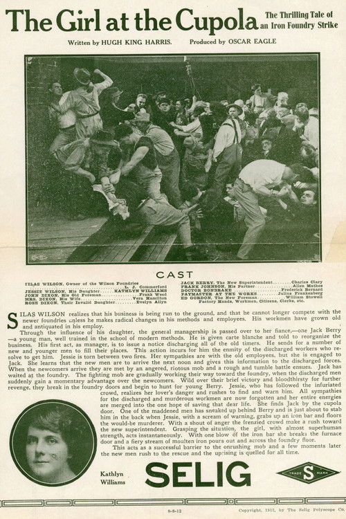 The Girl at the Cupola (1912) poster