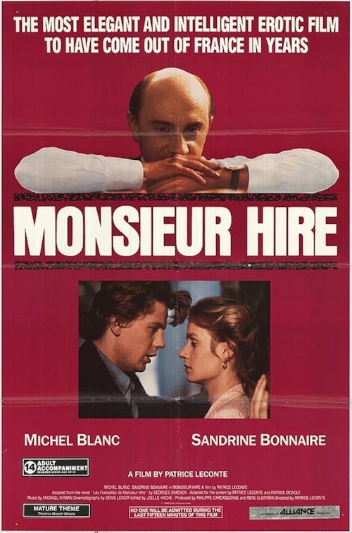 Monsieur Hire (1989) poster