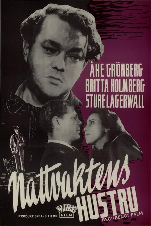 Nattvaktens hustru (1947) poster