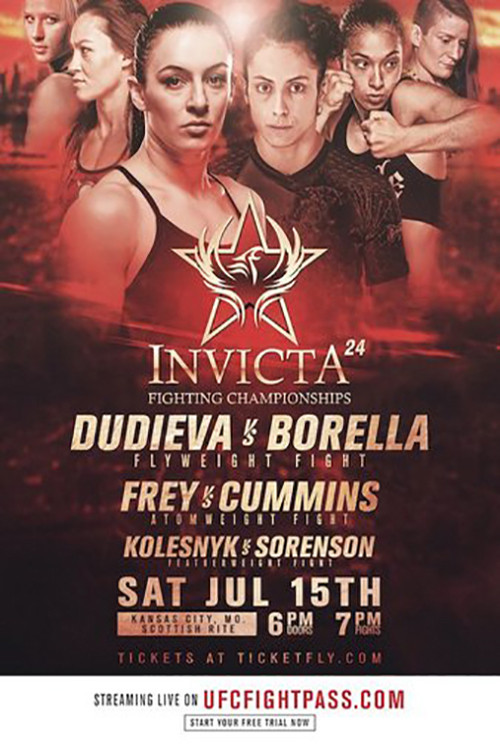 Invicta FC 24: Dudieva vs. Borella (2017) poster