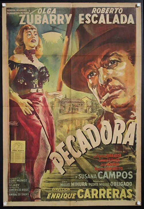 Pecadora (1956) poster