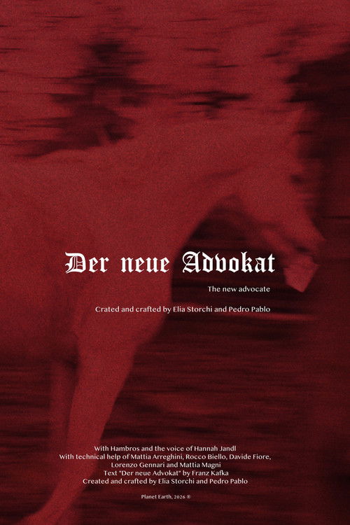 Der neue Advokat poster