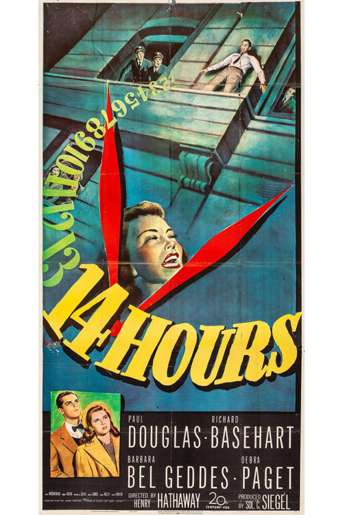 Fourteen Hours (1951) poster